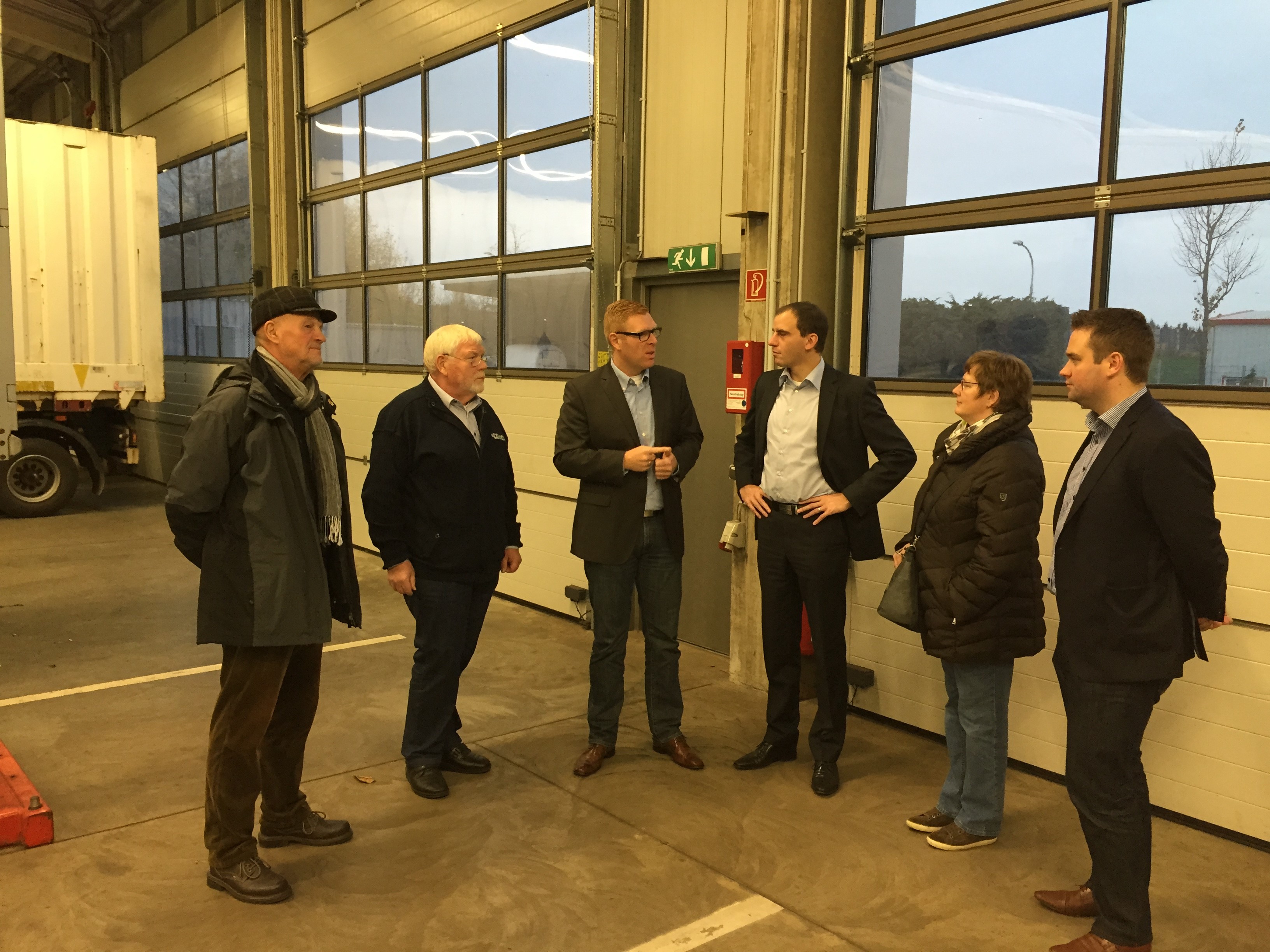Firmenbesichtigungen und Diskussion Maik Beermann