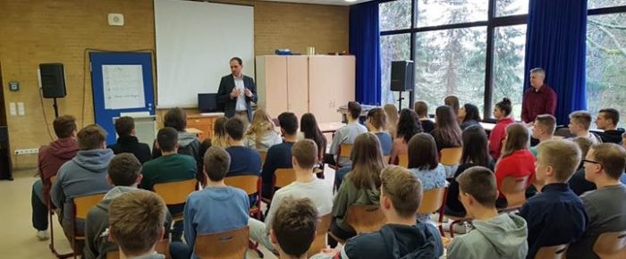 Heute war ich zum EU Projekttag an der … Heute war ich zum EU Projekttag an der …